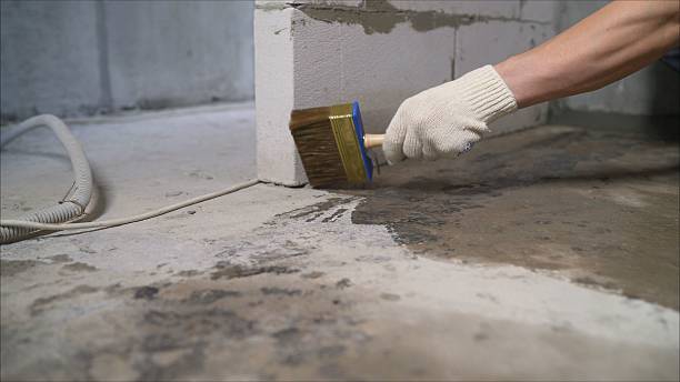 SJ Waterproofing Pros Waterproofing coverage map for Bringhurst, IN and surrounding area